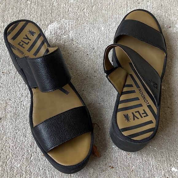 Fly London Slide Sandals - EU41- US10 -EUC - Picture 1 of 4